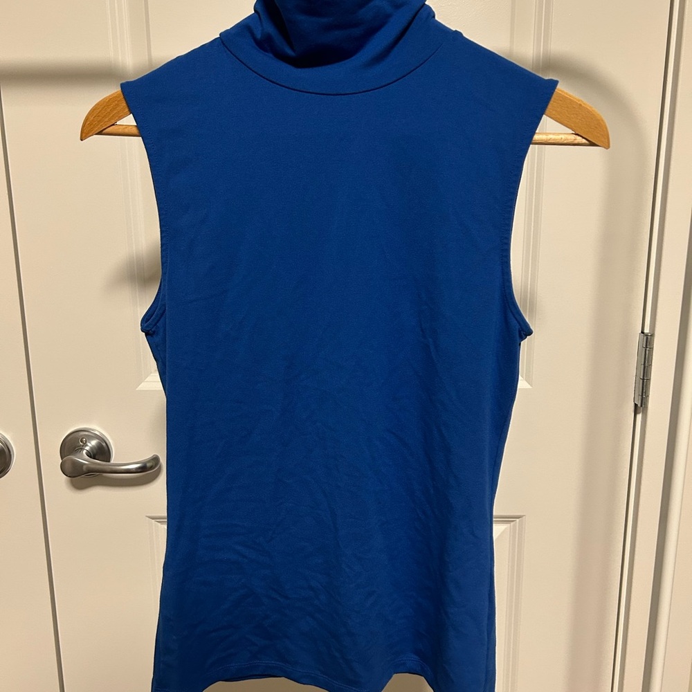 Boss Royal Blue Sleeveless Top
